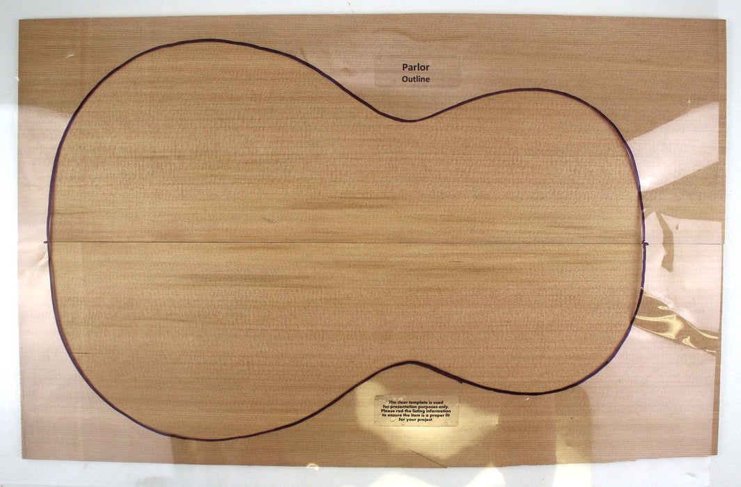 Red Cedar Parlor Acoustic Top, 4.8mm (0.18") Thick - Stock #41004