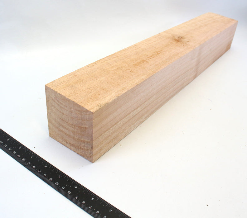 Maple Spalt Spindle, Figured, 22.2" x 3.1" x 3.1" Thick - Stock #42392
