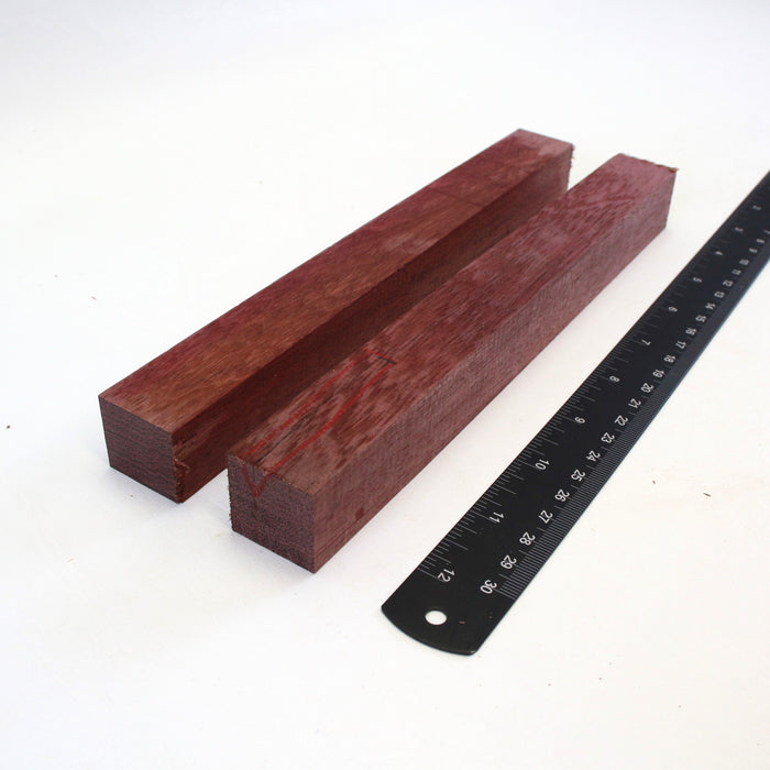 Purpleheart Spindle Bundle, 9.1" x 1" x 1" - Stock #42408