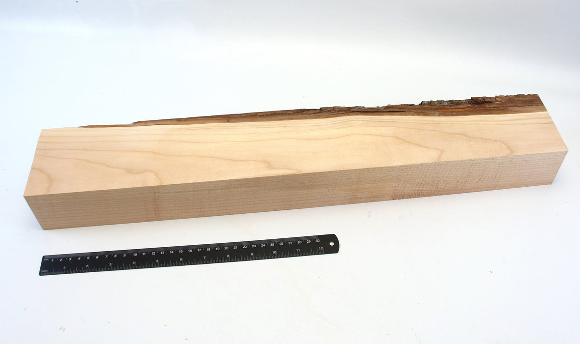 Maple Block, Figured 23.8" x 3.9" x 2.4" - Stock #42403