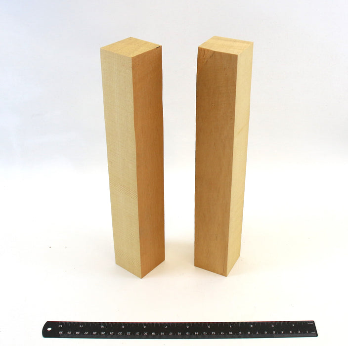 Yellowheart Spindle Bundle, 12" x 1.9" x 1.9" - Stock #42484