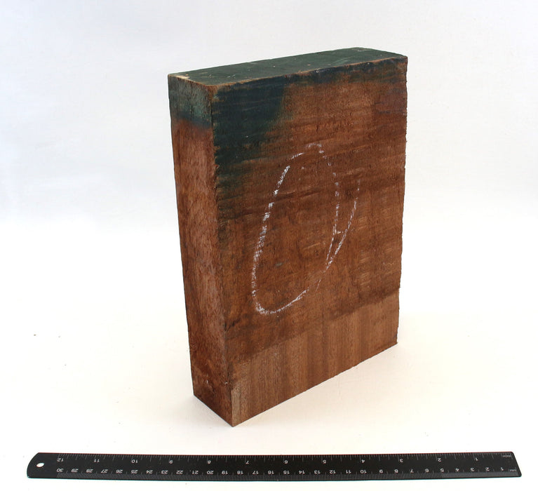 Sapele Block 9.4" x 6.7" x 2.0"  - Stock# 42482