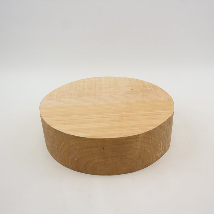 Maple Flame Round, Figured, 8" x 2.4" Thick  - Stock #41123