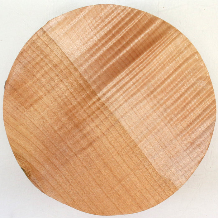 Maple Round, Highly Figured 7.1" x 2.2" Thick - Stock #42518