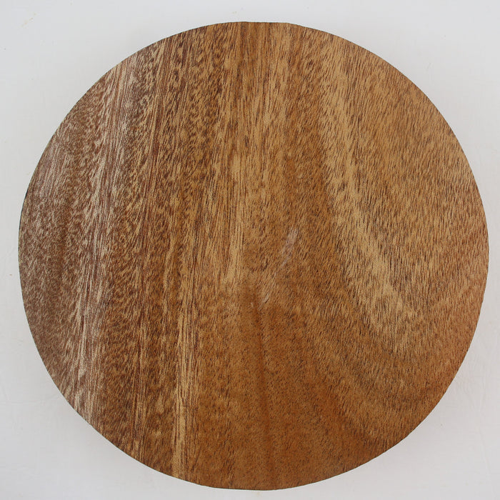 Khaya (African Mahogany) Round 9" x 1.7" thick - Stock# 41145