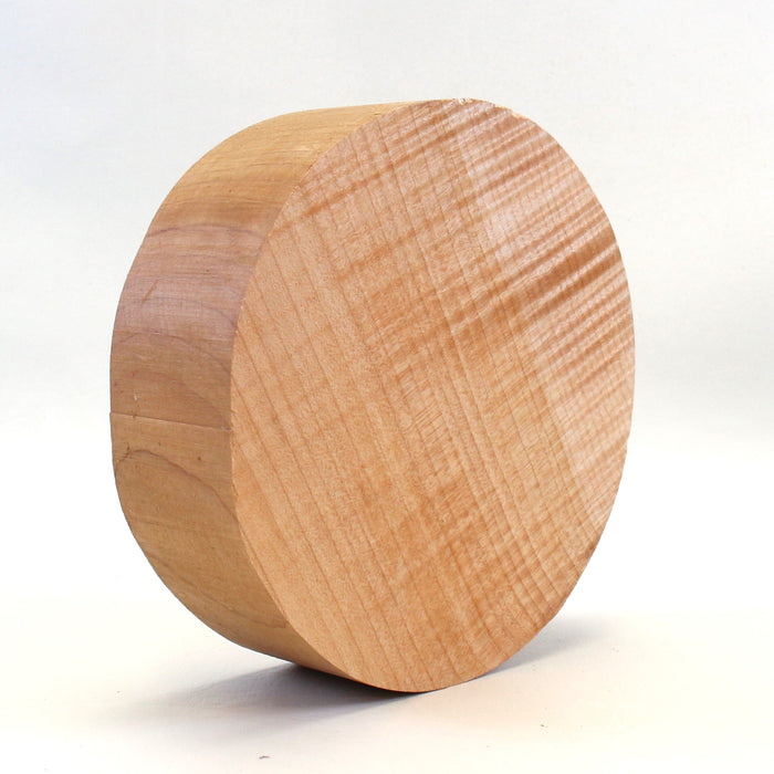 Maple Round, Highly Figured 7.1" x 2.2" Thick - Stock #42518