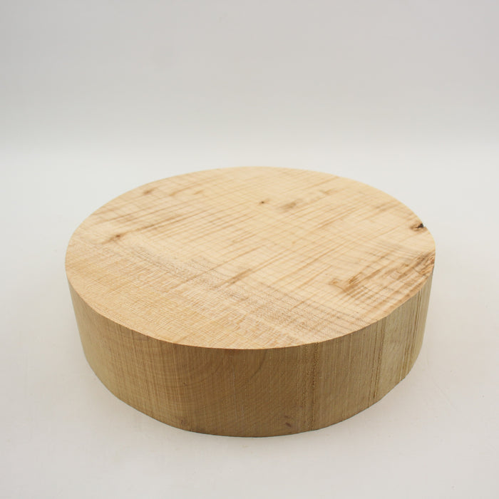 Maple Round, Highly Figured, 10" x 2.5" Thick  - Stock #41148