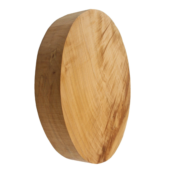 Maple Flame Round, Highly Figured, 14.1" x 2.2" Thick  - Stock #41139