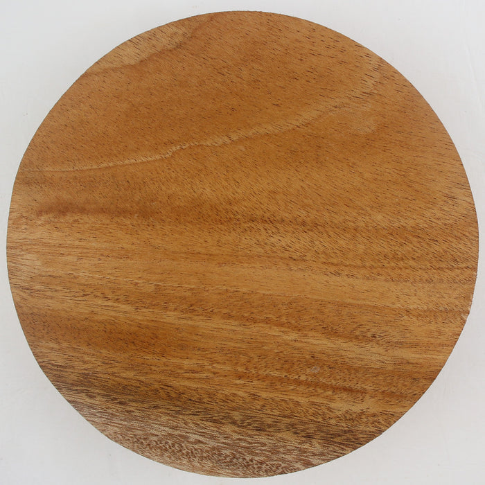 Khaya (African Mahogany) Round 9" x 1.8" thick - Stock# 41192