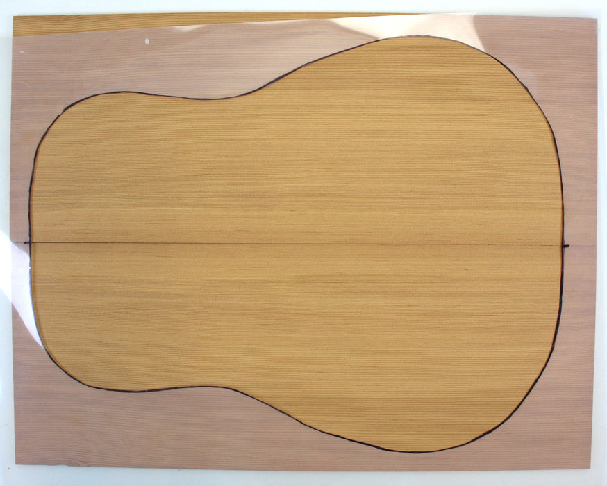 Engelmann Spruce Dreadnought Acoustic Top, Roasted, 4mm (0.16") Thick - Stock #42583