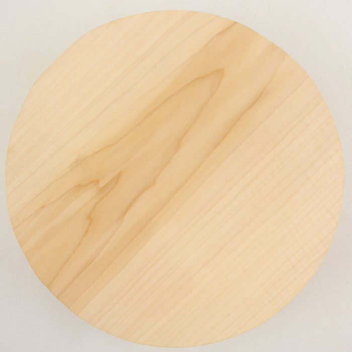 Maple Flame Round, Figured, 8.9" x 2.5" Thick  - Stock #41230