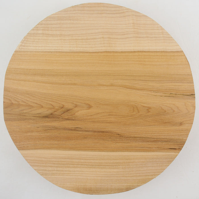 Maple Flame Round, Figured, 11.9" x 2.2" Thick  - Stock #41228