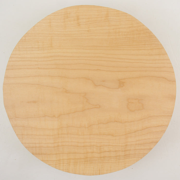 Maple Flame Spalt Round, Figured, 11.9" x 2.7" Thick  - Stock #41226