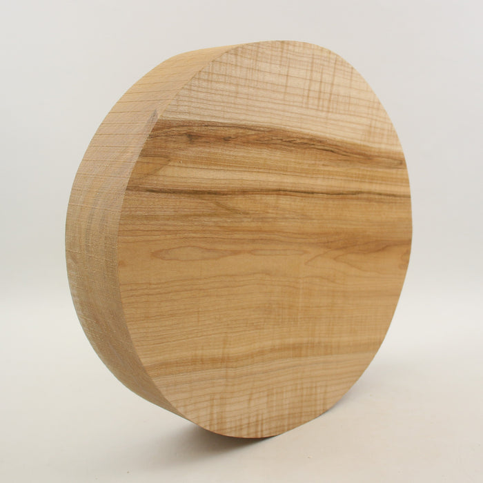 Maple Flame Spalt Round, Figured, 11.9" x 2.7" Thick  - Stock #41226