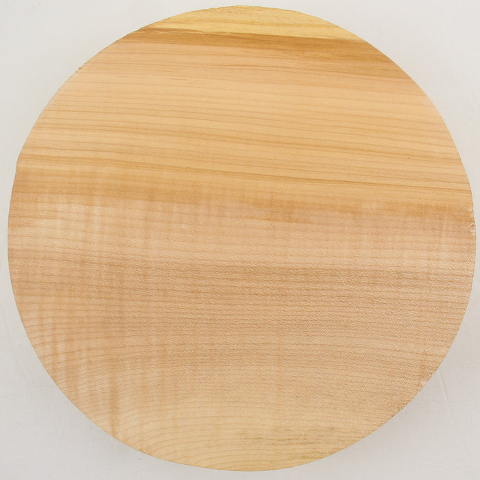 Maple Flame Round, Figured, 9.8" x 2.2" Thick  - Stock #41225