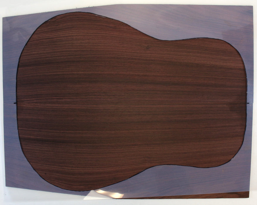 Indian Rosewood, Dreadnought Acoustic Back 0.16" (4mm) Thick, - Stock #42577