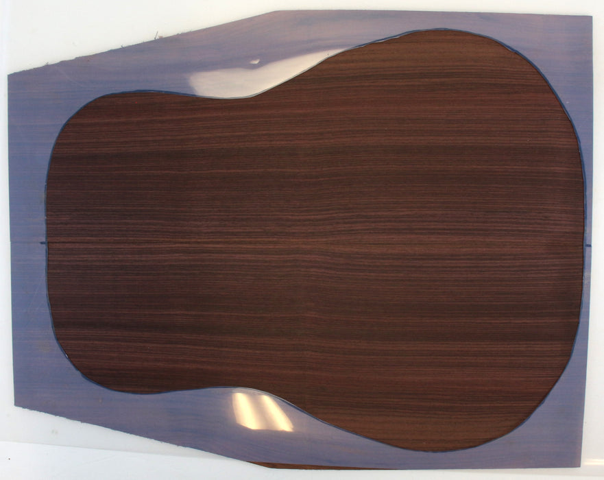 Indian Rosewood, Dreadnought Acoustic Back 0.17" (4.3mm) Thick, - Stock #42574
