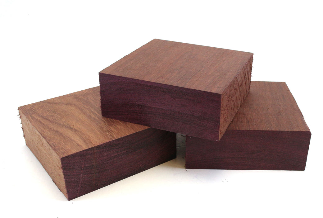 Purpleheart Square - 5" x 5" x 2"