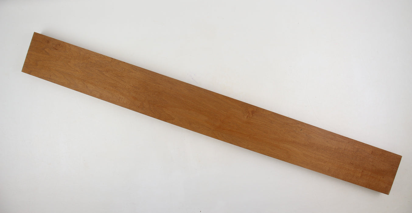 Maple Flame Neck Blank, Roasted, 35.2" x 3.7" x 1.2"- Stock #41241