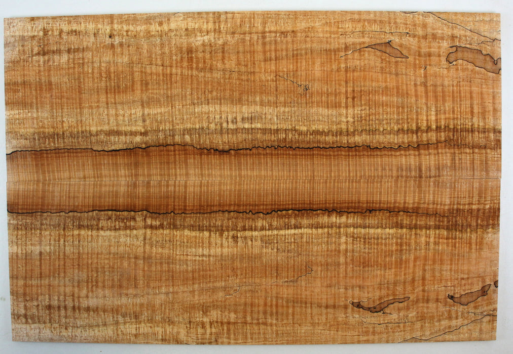 Maple Spalt Guitar Set, 4A+ Exceptionally Figured, 0.26"(6.5mm) Thick - Stock #42611