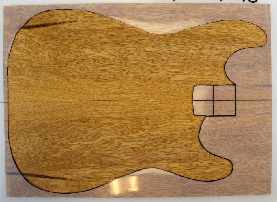 White Limba/Korina Guitar Set, 6.8mm(0.3") Thick - Stock #42608