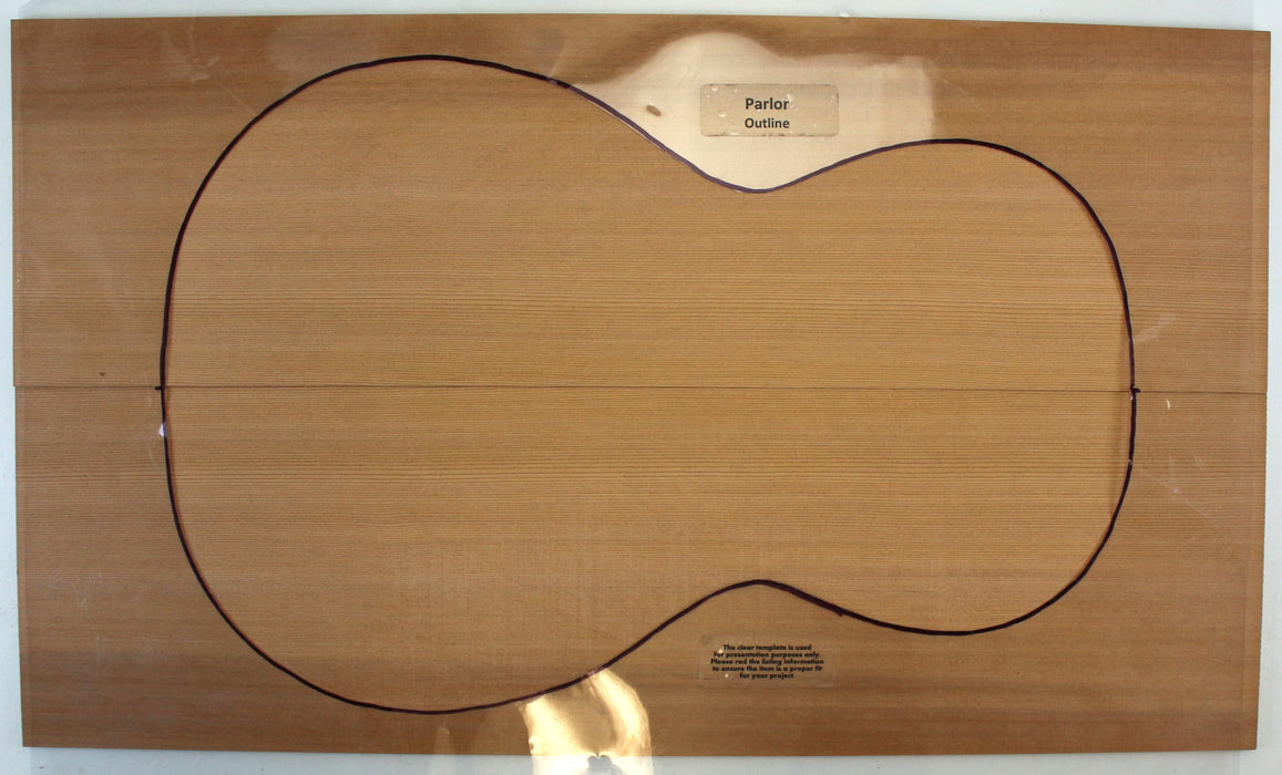 Red Cedar Parlor Acoustic Top, 5.4mm (.2") Thick - Stock #42630