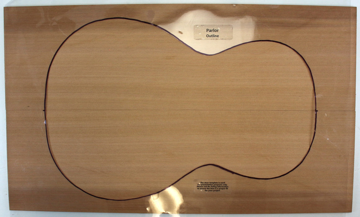 Red Cedar Parlor Acoustic Top, 4.8mm (.2") Thick - Stock #42629