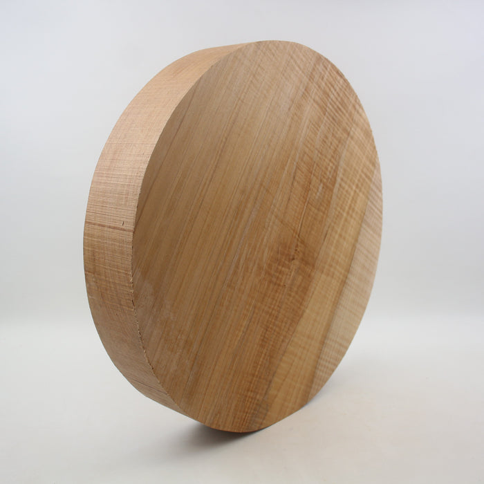 Maple Flame Round, Highly Figured, 15.9" x 2.8" Thick - Stock #41297