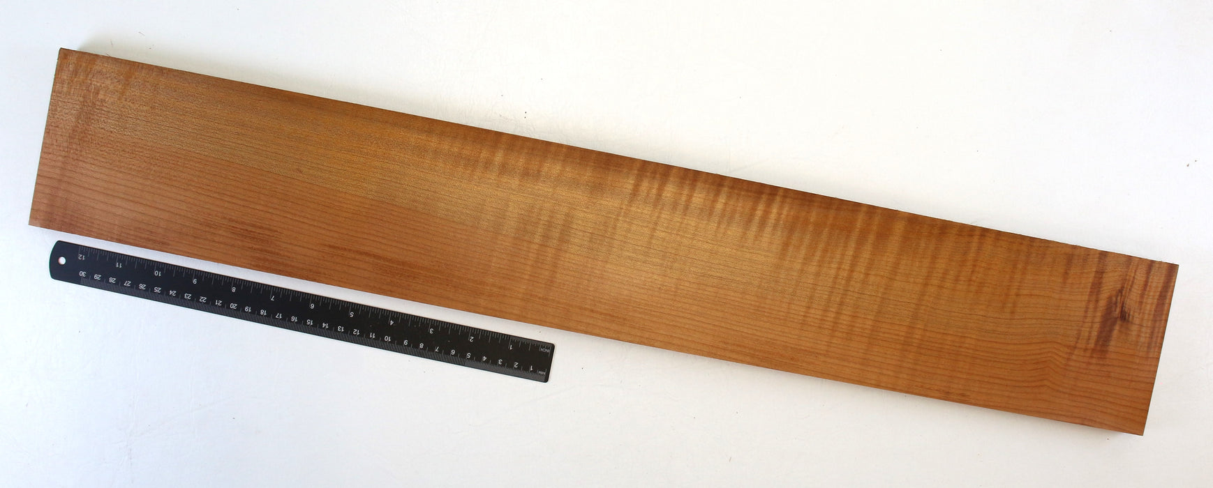 Maple Flame Roasted Neck Blank, 2A Figured, 28" x 4.3" x .8" Thick - Stock #42668