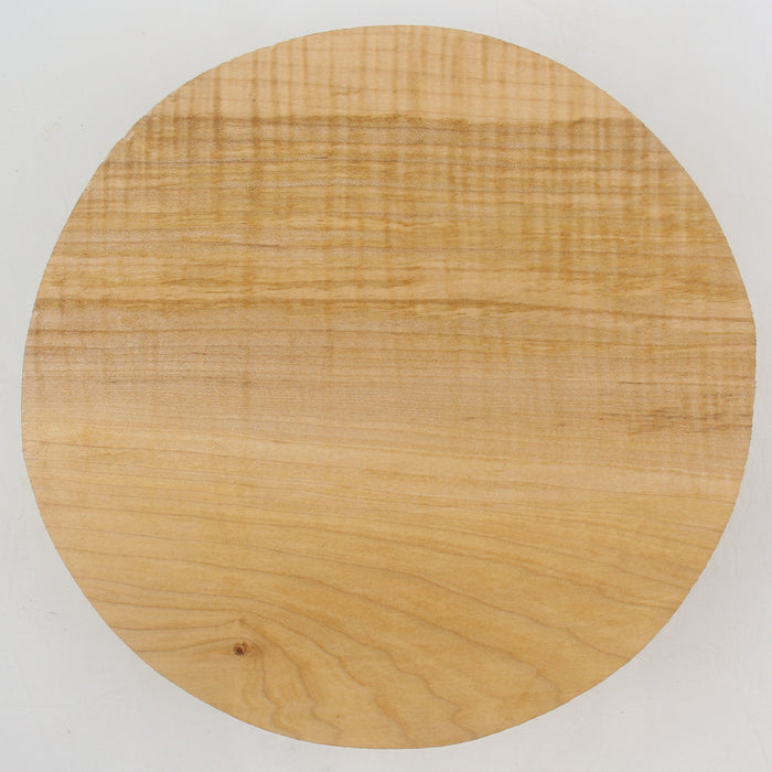 Maple Flame Round, Figured, 9.1" x 2.4" Thick  - Stock #41290