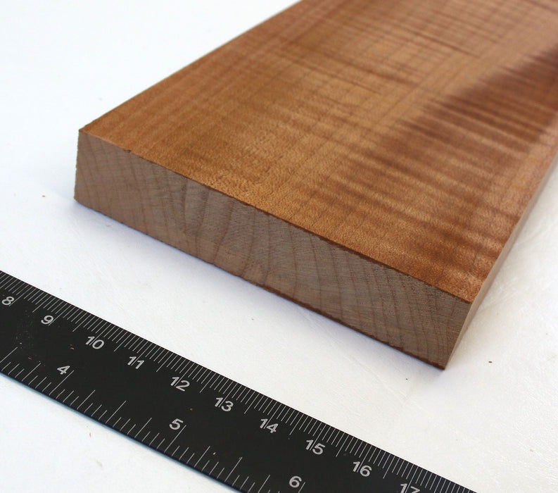 Maple Flame Roasted Neck Blank, 2A+ Highly Figured, 27.7" x 3.9" x .8"Thick - Stock #42665