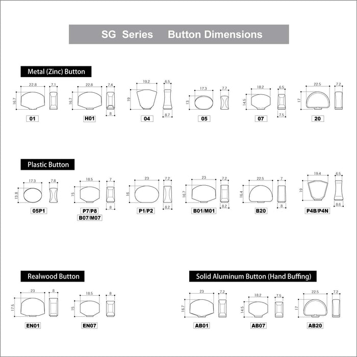 Gotoh SG301-C-07 Machine Heads for Acoustic & Electric Guitar (3L + 3R)