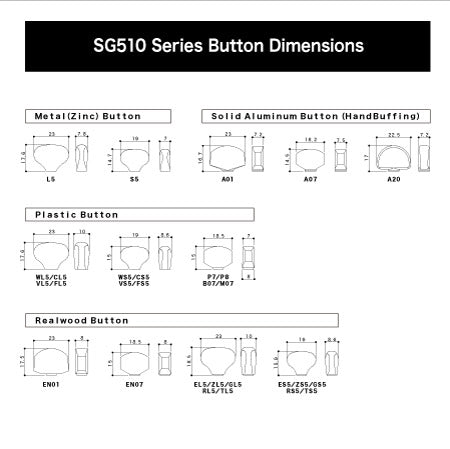 Gotoh SGL510-C-FS5 Machine Heads for Electric & Acoustic Guitar (3L + 3R)