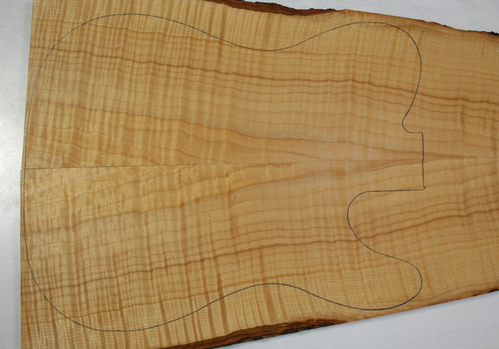 Maple Flame Guitar set, 0.27" thick (+3A FIGURED) - Stock# 2-9988