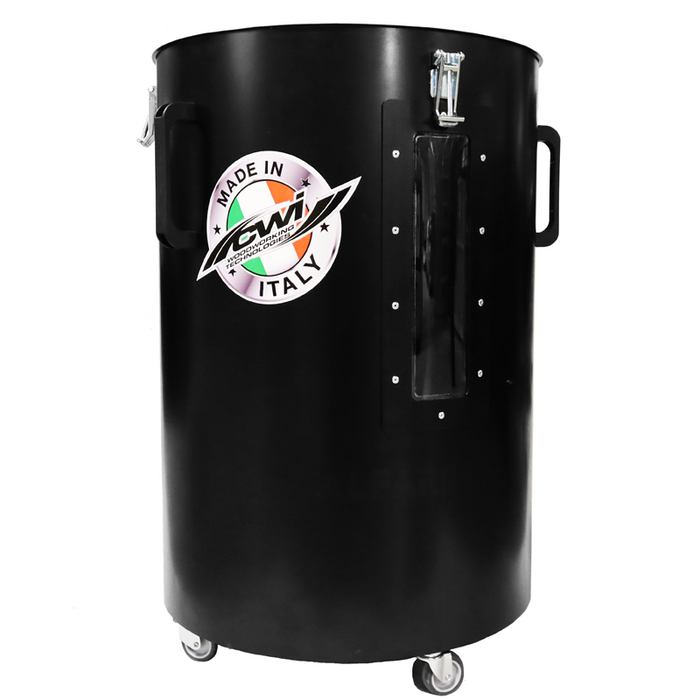 DustFX Steel 24" Dust Collection Bins w/Wheels