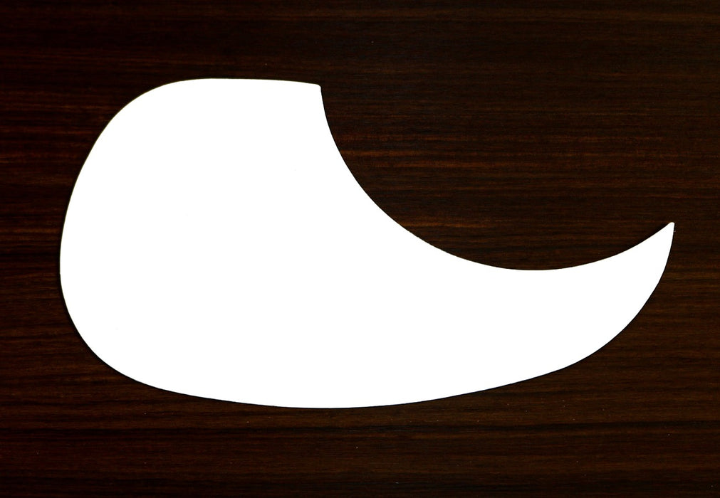 Vinyl Pickguard (self-adhesive) Martin Style Teardrop - White