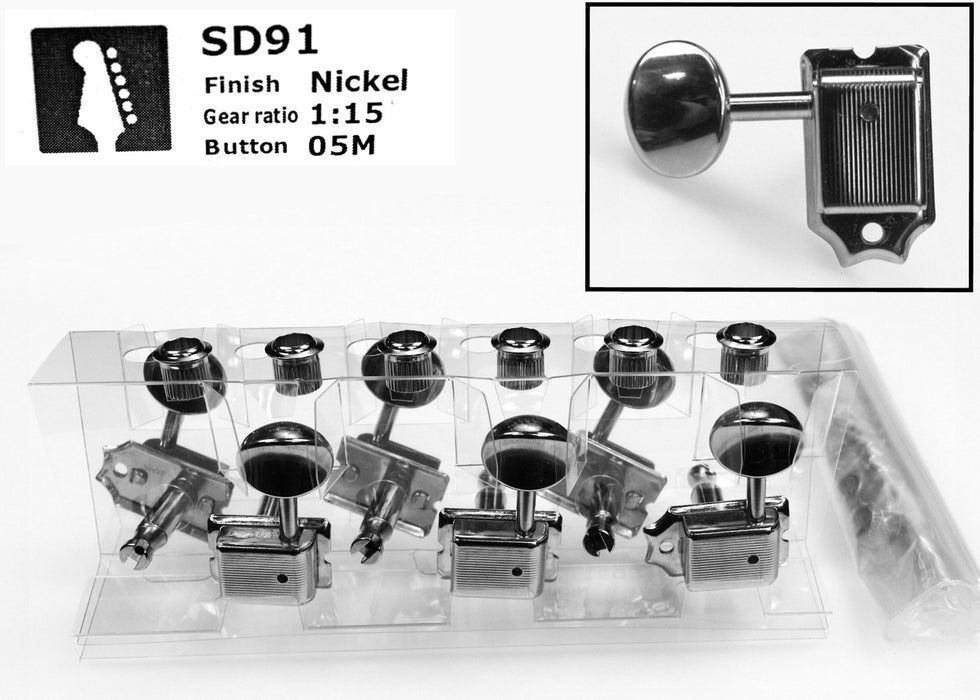 Gotoh SD91-N-05M Vintage Tuner set for Electric Guitar (6 RIGHT)